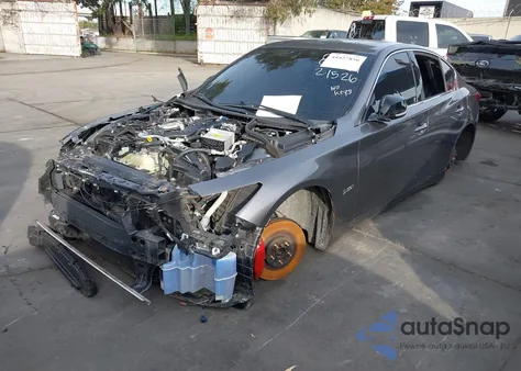 2020 Infiniti Q50 Red Sport 400 z USA, uszkodzony, nr VIN JN1FV7AP1LM630416